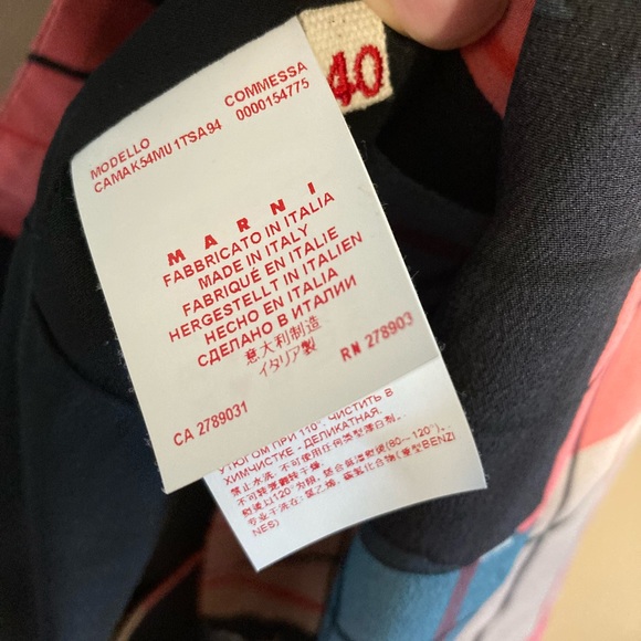 Marni NWOT silk top - Picture 6 of 8